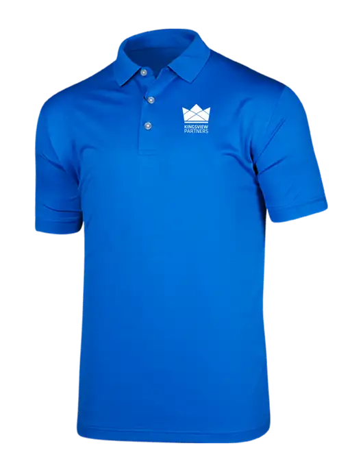 Callaway Vibrant Royal Blue Ventilated Polo w/Kingsview Partners Logo
