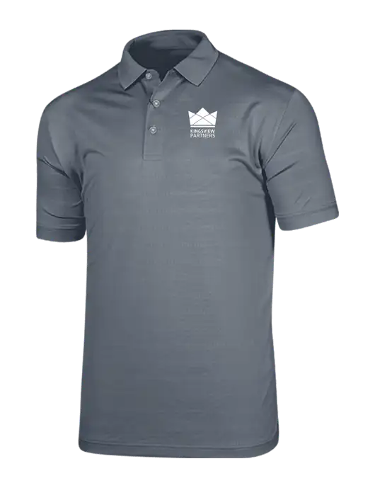 Callaway Vibrant Light Grey Ventilated Polo w/Kingsview Partners Logo