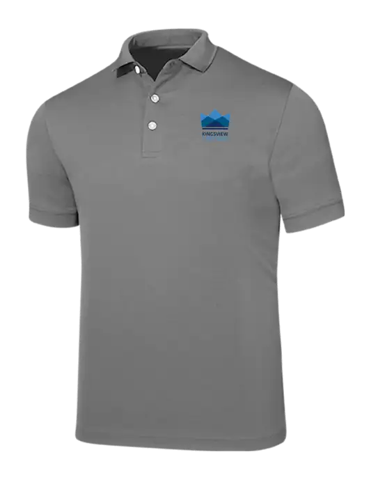 Callaway Ottoman Medium Grey Polo w/Kingsview Partners Logo