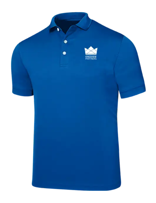 Callaway Ottoman Royal Blue Polo w/Kingsview Partners Logo