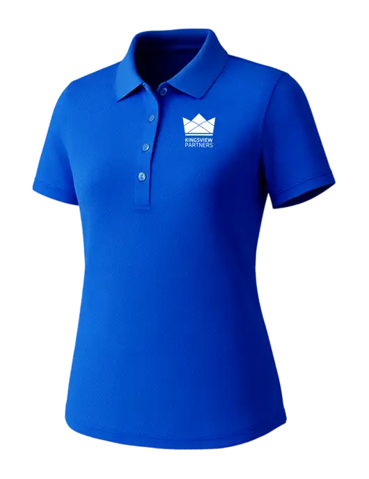 Callaway Womens Core Royal Performance Polo w/Kingsview Partners Logo