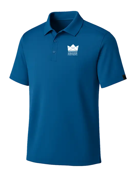 OGIO Royal Blue Framework Polo w/Kingsview Partners Logo