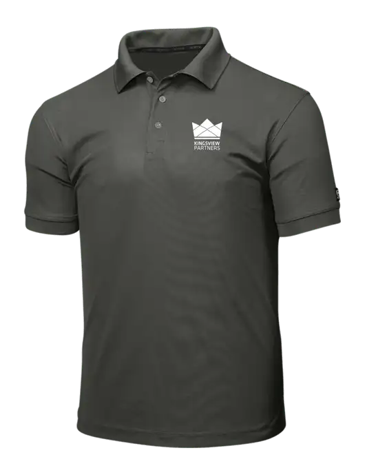 OGIO Medium Grey Caliber 2.0 Polo w/Kingsview Partners Logo