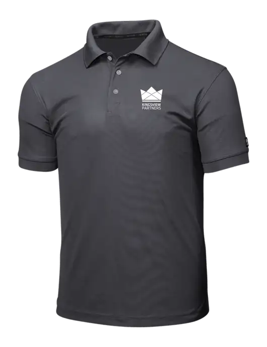OGIO Charcoal Grey Caliber 2.0 Polo w/Kingsview Partners Logo