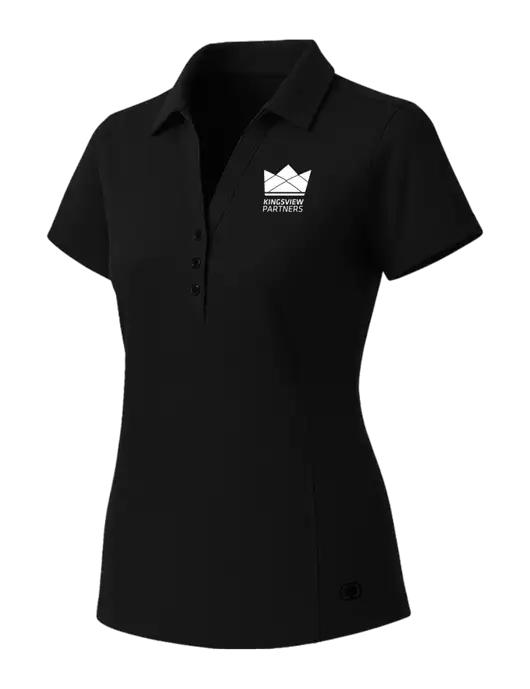 OGIO Womens Blacktop ONYX Polo w/Kingsview Partners Logo