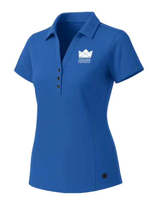 OGIO Womens Royal Blue ONYX Polo w/Kingsview Partners Logo