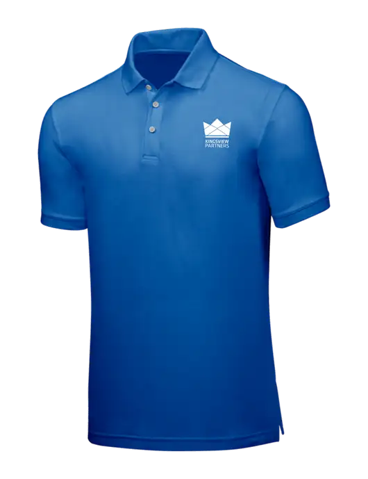 Dark Royal Core Classic Pique w/Kingsview Partners Logo