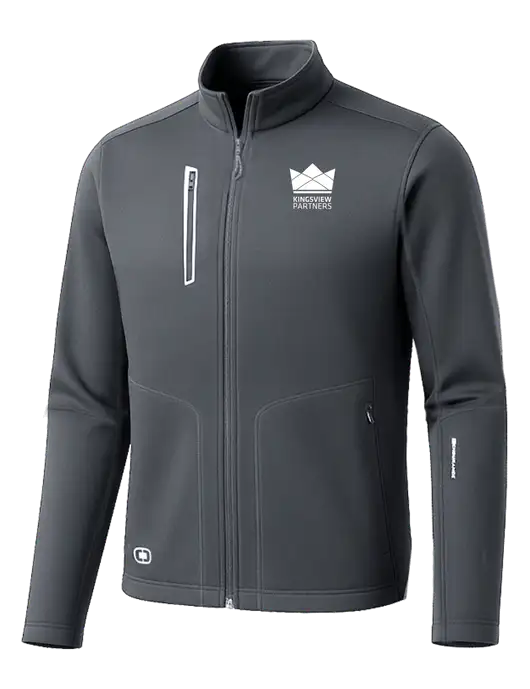 OGIO Dark Grey Endurance Fulcrum Full-Zip w/Kingsview Partners Logo