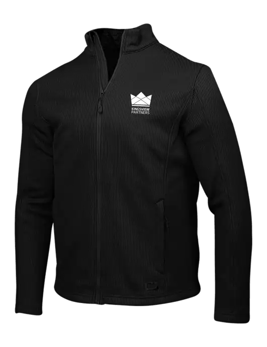 OGIO Blacktop Grit Fleece Jacket w/Kingsview Partners Logo