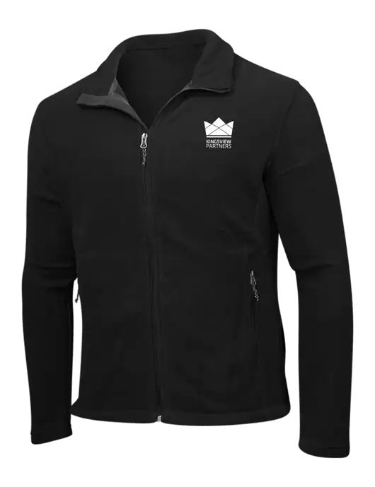 Black Fleece Jacket w/Kingsview Partners Logo