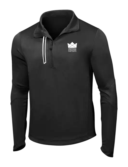 OGIO Blacktop Endurance Fulcrum 1/4 Zip w/Kingsview Partners Logo