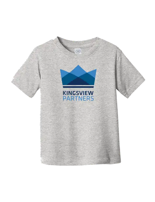 Rabbit Skins Light Grey Heather Toddler Fine Jersey Tee w/Kingsview Partners Logo