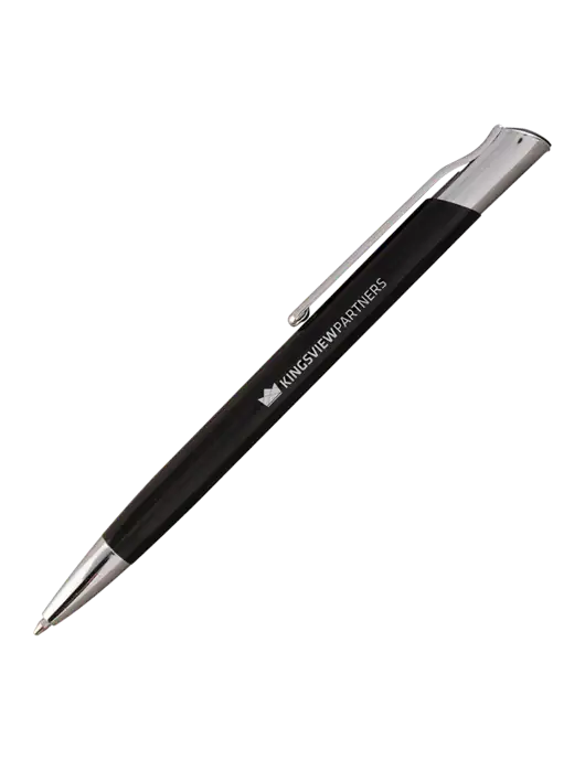 San Malo Black Pen - Black Ink w/Kingsview Partners Logo