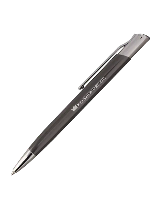 San Malo Gunmetal Pen - Black Ink w/Kingsview Partners Logo