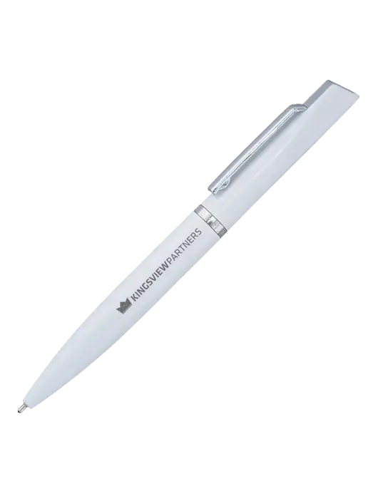 Santos White Pen - Black Ink w/Kingsview Partners Logo