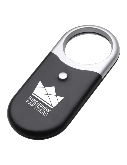 Compact Black Magnifier Light w/Kingsview Partners Logo