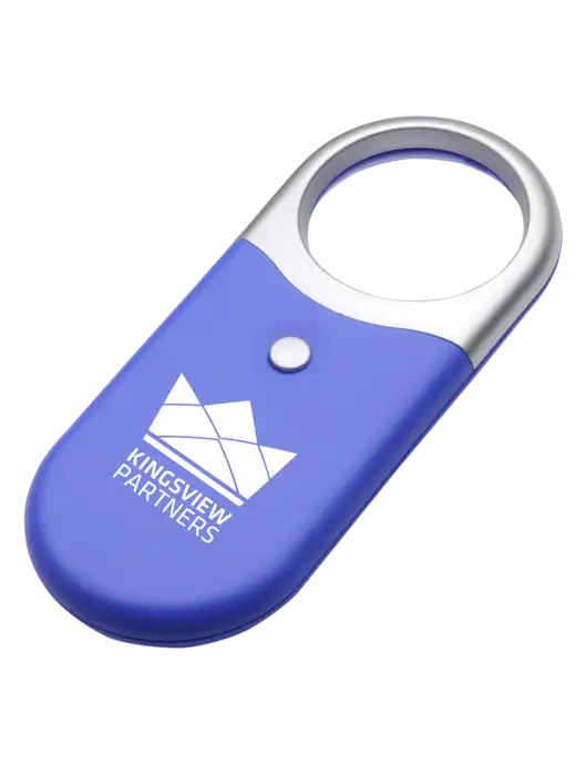 Compact Blue Magnifier Light w/Kingsview Partners Logo