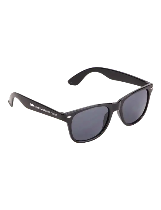 Daytona Black Sunglasses w/Kingsview Partners Logo