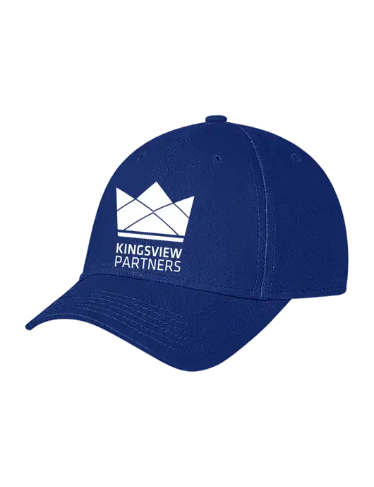 Royal Structured Soft Snap Closure Hook & Loop Cap w/Kingsview Partners Logo