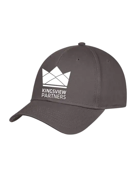 Charcoal Structured Cap Hook & Loop w/Kingsview Partners Logo