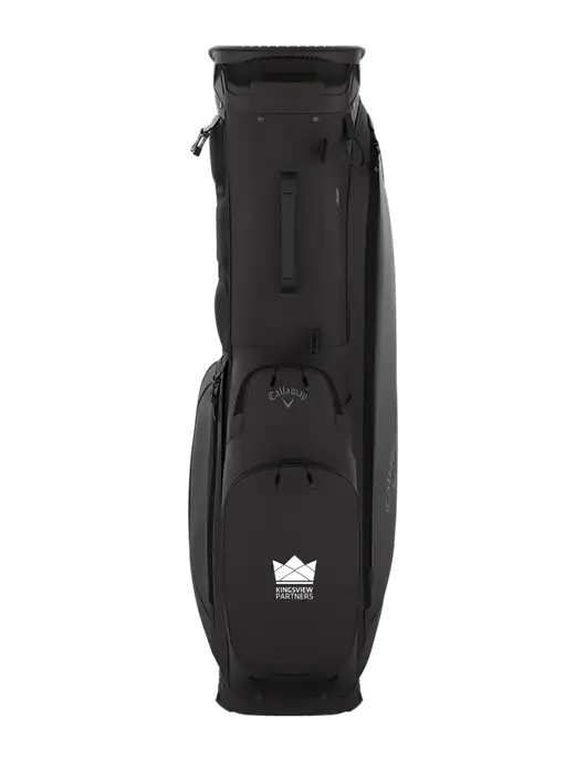 Callaway Fairway C Black Stand Golf Bag w/Kingsview Partners Logo