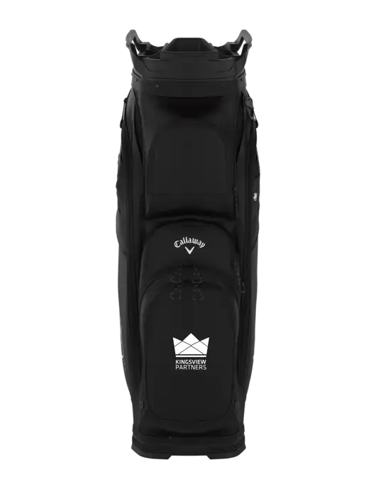 Callaway Org 14 Black Golf Bag  w/Kingsview Partners Logo