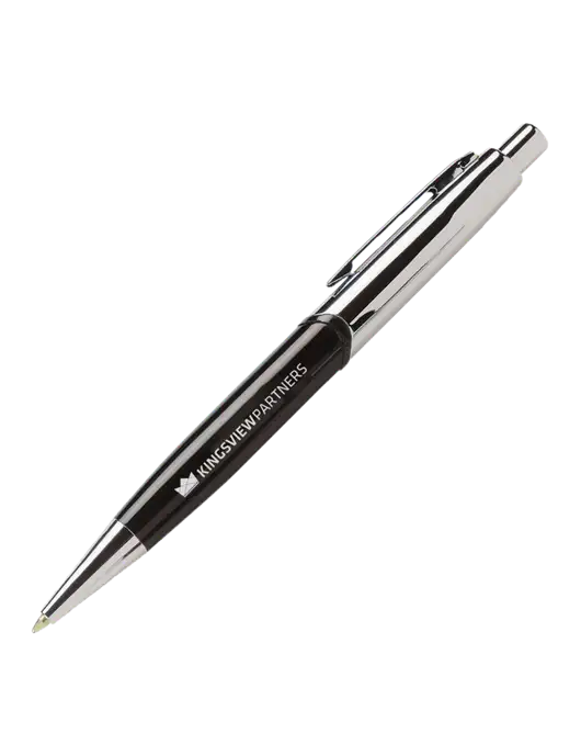 Chimera Black Pen - Black Ink w/Kingsview Partners Logo