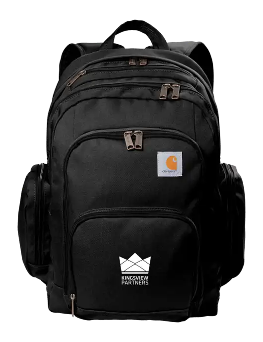 Carhartt Black Foundry Series Pro Backpack w/Kingsview Partners Logo