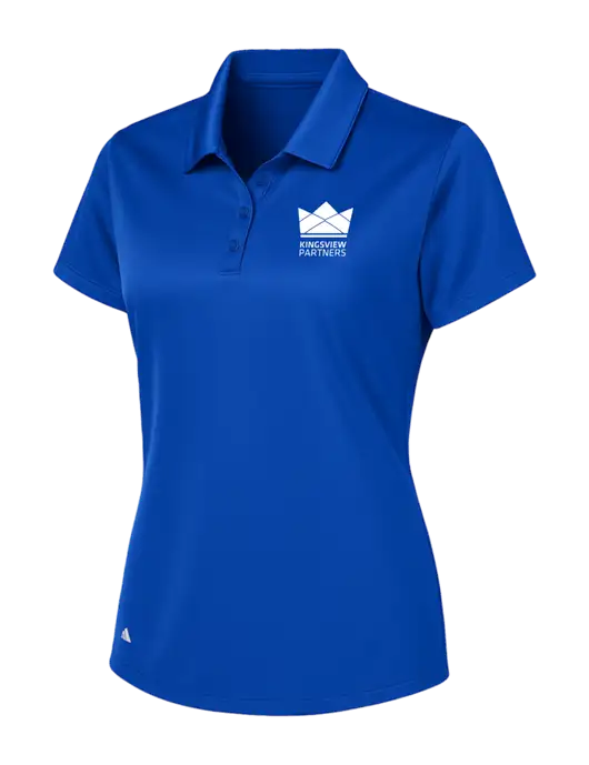 Adidas Royal Womens Basic Sport Polo w/Kingsview Partners Logo