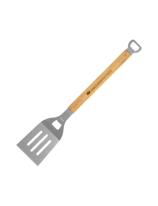 Bamboo BBQ Spatula w/Kingsview Partners Logo