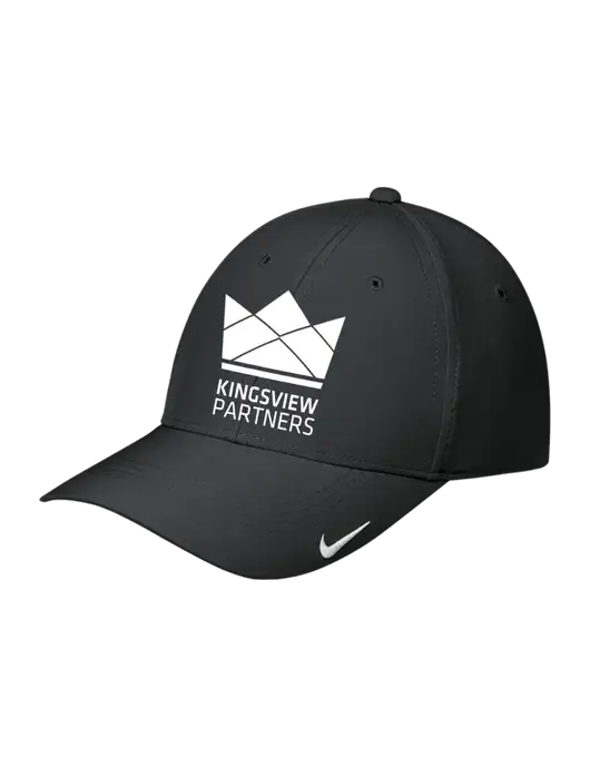 Nike Black Dri-FIT Legacy Cap w/Kingsview Partners Logo