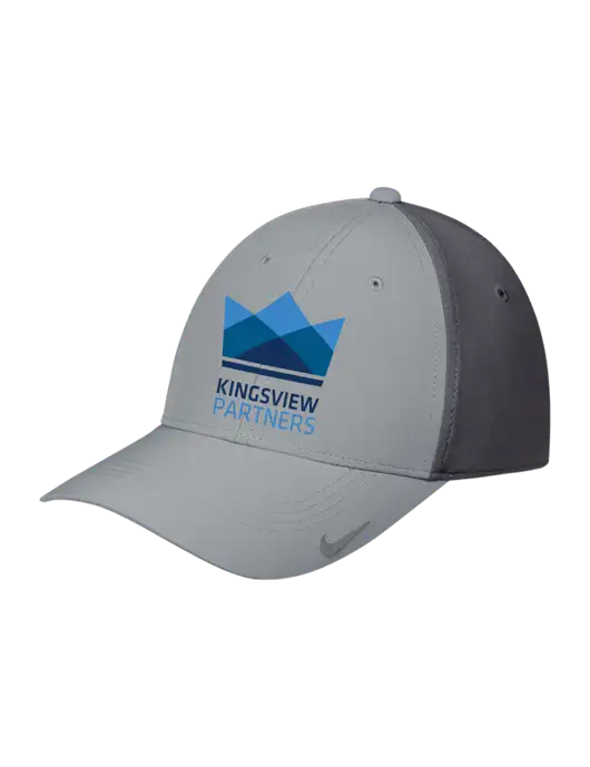 Nike Light Grey/Dark Grey Dri-FIT Legacy Cap w/Kingsview Partners Logo
