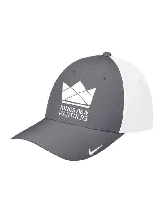 Nike Dark Grey/White Dri-FIT Legacy Cap w/Kingsview Partners Logo