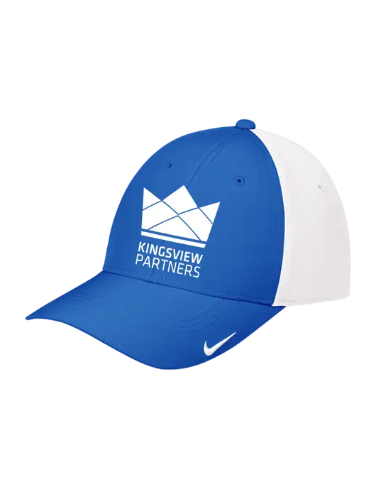 Nike Royal/White Dri-FIT Legacy Cap w/Kingsview Partners Logo