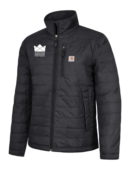 Carhartt Womens Black Gilliam Jacket w/Kingsview Partners Logo