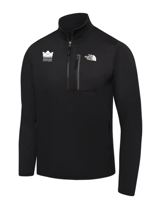 The North Face Black Skyline 1/2-Zip Fleece w/Kingsview Partners Logo