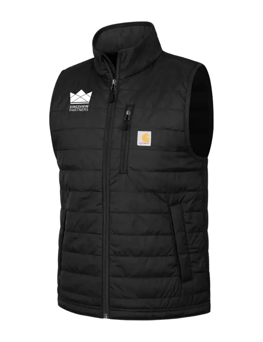 Carhartt Black Gilliam Vest w/Kingsview Partners Logo