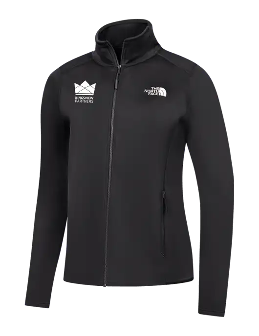 The North Face Womens Black Skyline Full-Zip Fleece Jacket w/Kingsview Partners Logo