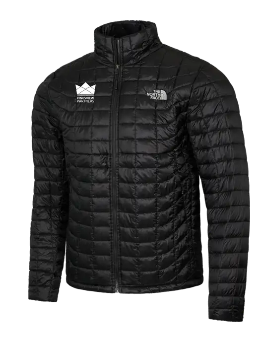 North Face Black ThermoBall Trekker Jacket w/Kingsview Partners Logo