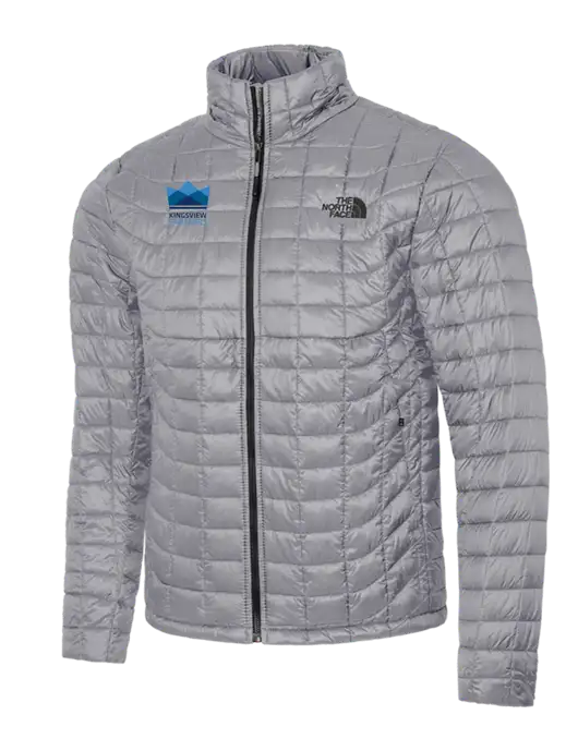 North Face Medium Grey ThermoBall Trekker Jacket w/Kingsview Partners Logo