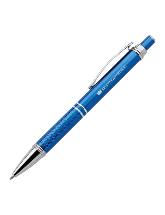 Royal Stellar Scribe Pen - Black Ink w/Kingsview Partners Logo