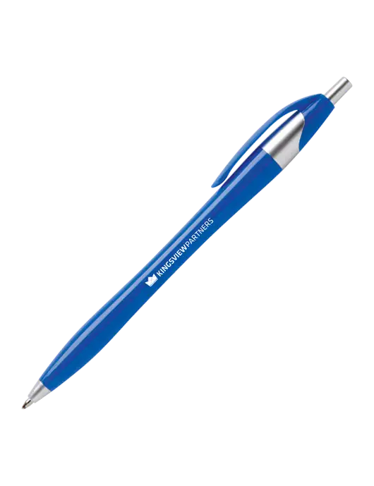 Novella Royal Platinum Pen - Blue Ink w/Kingsview Partners Logo