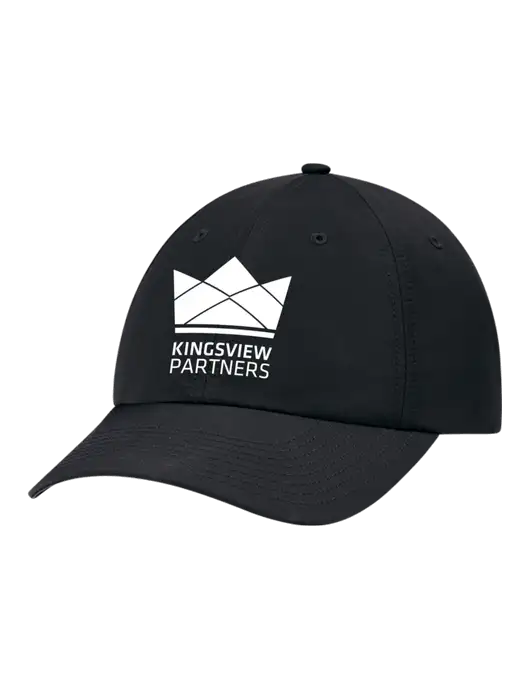 Richardson Relaxed Performance Lite Black Cap w/Kingsview Partners Logo