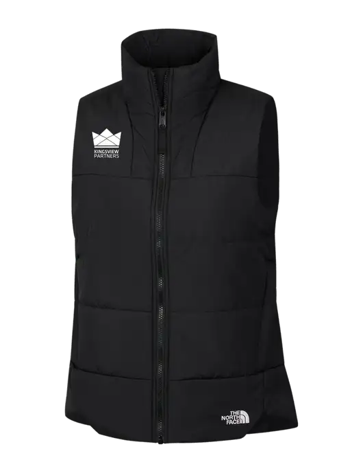 The North Face Womens Black Everyday Insulated Vest w/Kingsview Partners Logo