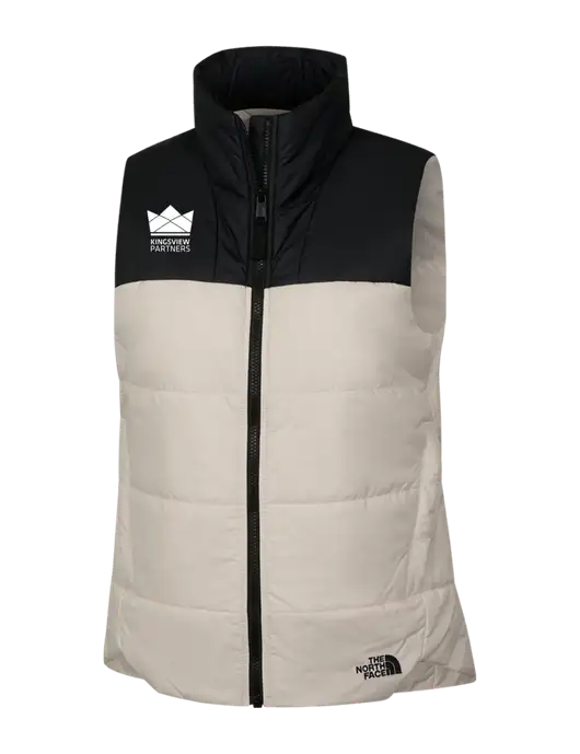 The North Face Womens Ivory Everyday Insulated Vest w/Kingsview Partners Logo