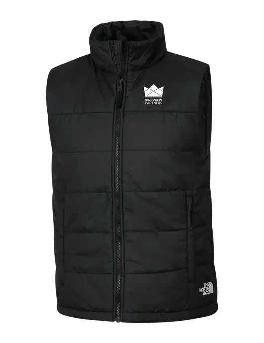 The North Face Black Everyday Insulated Vest w/Kingsview Partners Logo