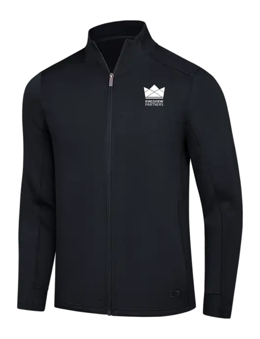 OGIO Black Transcend Full-Zip w/Kingsview Partners Logo