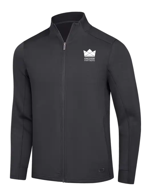 OGIO Dark Grey Transcend Full-Zip w/Kingsview Partners Logo