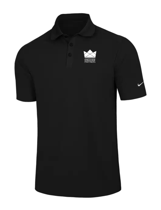 Nike Black Dri-FIT Classic Polo w/Kingsview Partners Logo