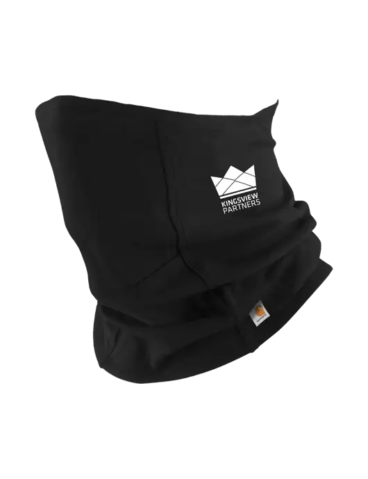 Carhartt Black Cotton Blend Filter Pocket Gaiter w/Kingsview Partners Logo